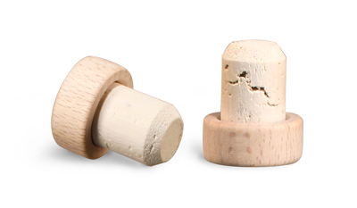 New Round Wood Bar Tops w/ Natural Corks