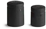 Capsules, Matte Black PVC Heat-Shrink Capsules