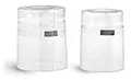 Capsules, Clear PVC Heat-Shrink Capsules w/ Silver Tear Tab