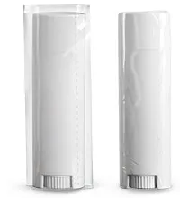 Clear PVC Shrink Bands For .15 oz Oval Lip Balm Tubes