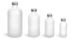 4 oz Frosted Glass Bottles
Clear with Lined Aluminum Caps