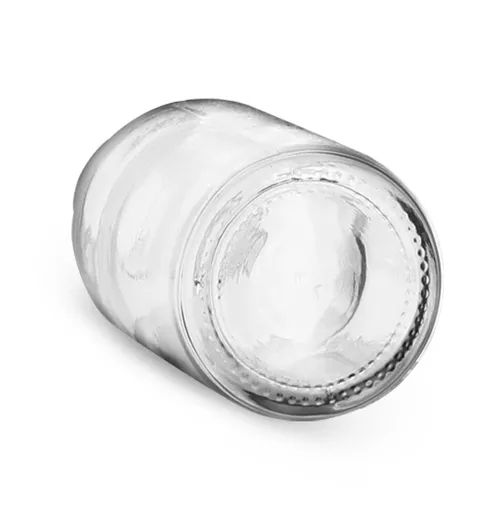 Clear Glass Boston Round Bottles w/ Black Child Resistant Graduated Glass Droppers 