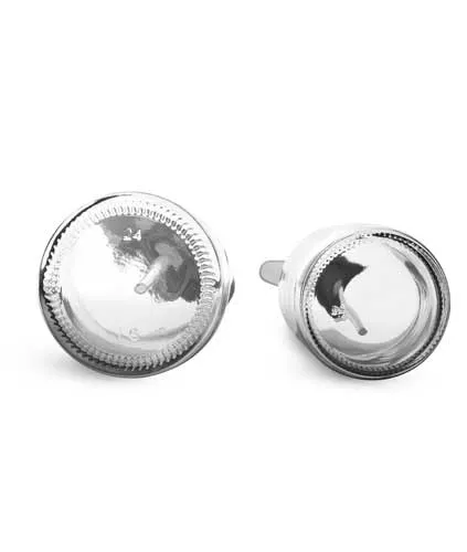 8 oz Clear Glass Boston Round Bottles w/ White Polypropylene Mini Trigger Sprayers