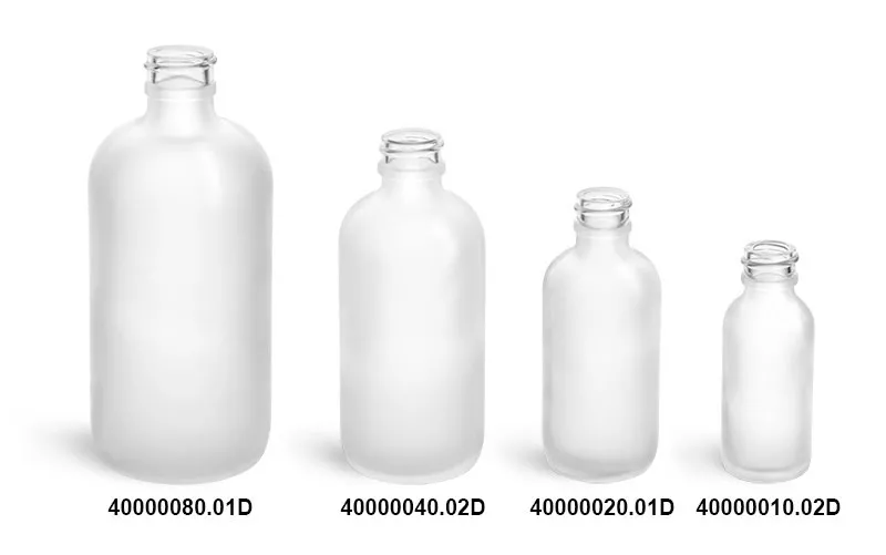 08 oz Natural HDPE Boston Round Bottle - 24/410 - Wholesale Supplies Plus