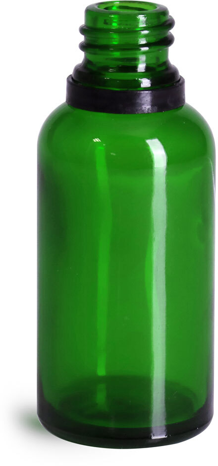 Download Sks Bottle Packaging 30 Ml Glass Bottles Green Glass Euro Dropper Bottles W Black Tamper Evident Bulb Droppers