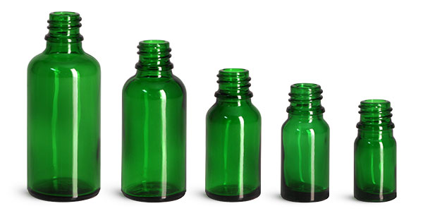 Download Sks Bottle Packaging Glass Bottles Green Glass Euro Dropper Bottles Bulk Caps Not Included