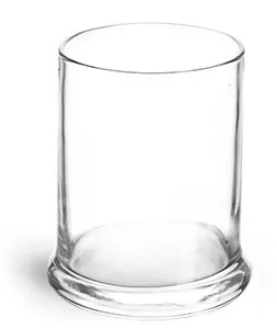 Clear Glass Candle Jars (Bulk), Lids Not Included