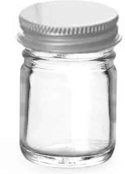 NMS 2 Ounce Glass Straight Sided Spice/Canning Jars - Case of 24 - With  53mm Gold Lids