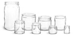 8 oz Clear Glass Jars (Bulk), Caps NOT Included