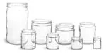 Clear Glass Jars (Bulk), Caps NOT Included