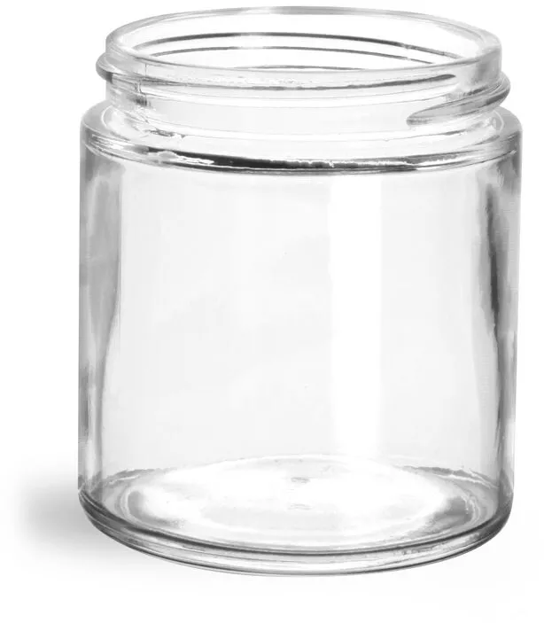 32 oz Clear Glass Jars (Bulk), Caps NOT Included
