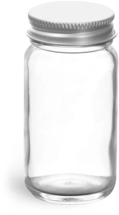 12oz Clear Glass General Purpose Jars (Cap Not Included) - 12/Case, Clear Type III BPA Free 70-G450