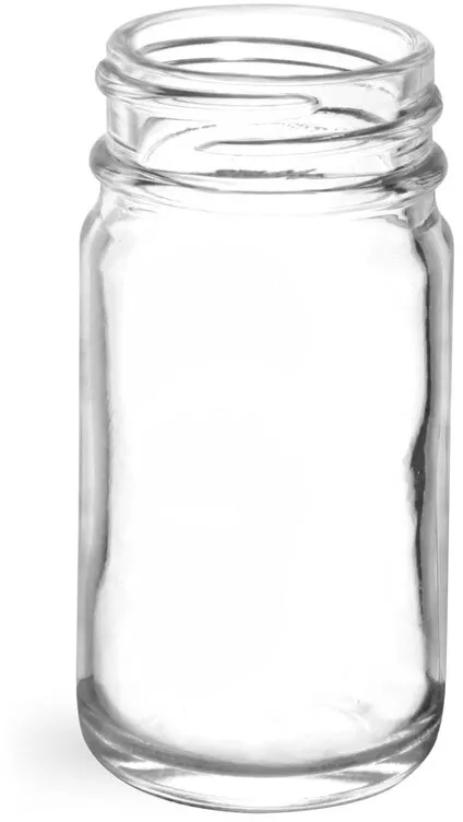 16 oz Clear Glass Paragon Spice Jars - 12/Case, Clear Type III 63-400