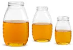 Clear Glass Honey Jars (Bulk), Caps Not Included