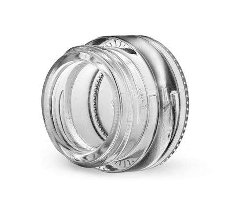 5 ml Glass Jars, Clear Glass Cosmetic Jars, (Bulk) Caps Not Included