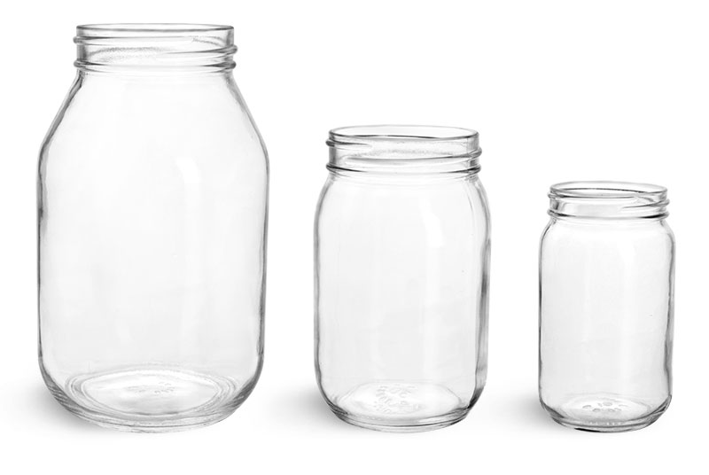 Clear Glass Mayo/Economy Jars (Bulk) Caps Not Included