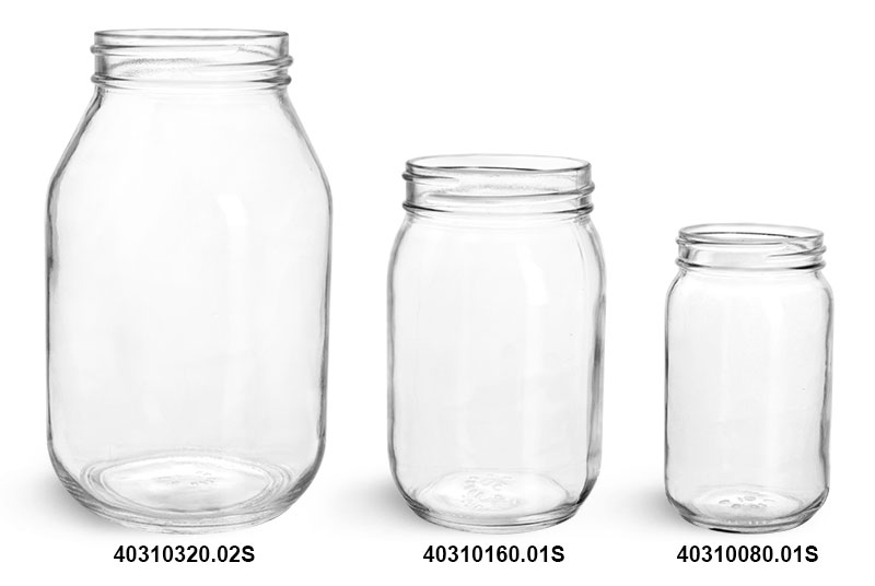 Sks Bottle And Packaging Glass Jars Clear Glass Mayo Economy Jars Bulk Caps Not Included