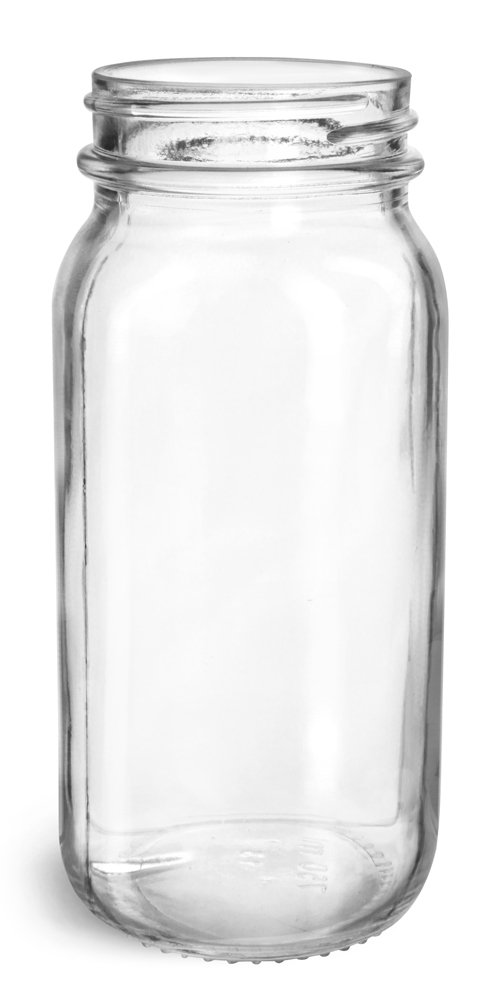 750 ml Glass Jars, Clear Glass Mayberry Jars
