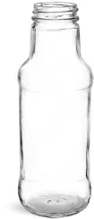 Clear Glass Beverage Bottles (Bulk), Caps NOT Included