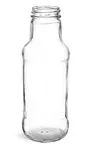 Clear Glass Beverage Bottles (Bulk), Caps NOT Included