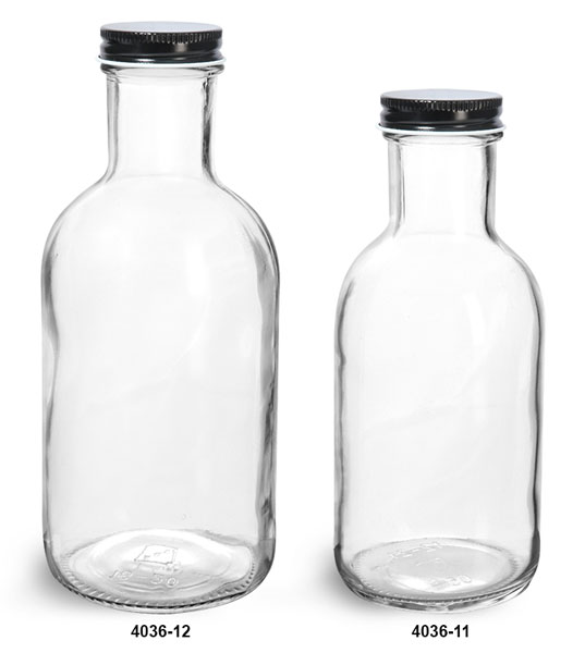 SKS Bottle & Packaging - Glass Bottles, Clear Glass Stout Bottles w ...