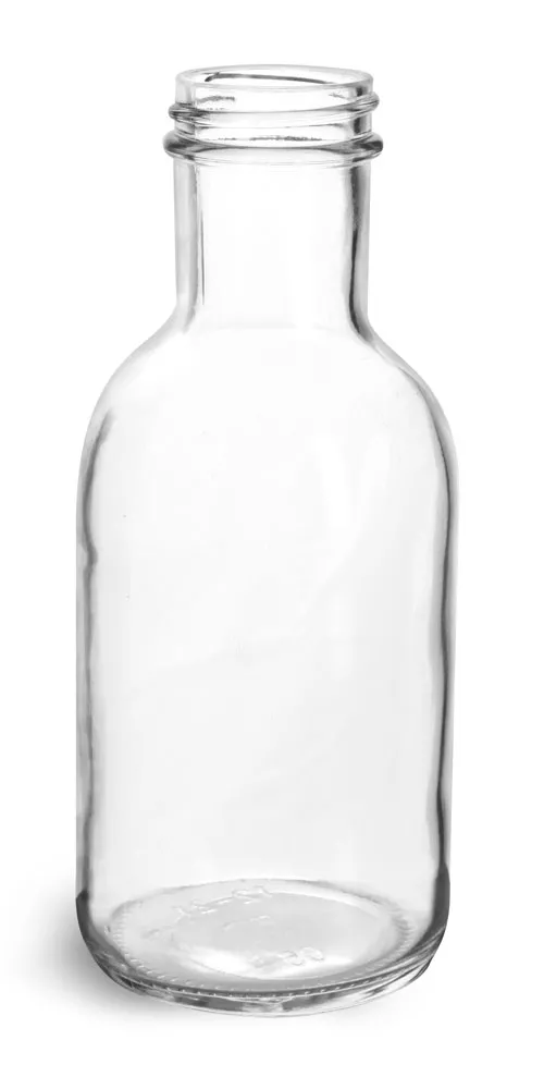 12 oz Glass Bottles, Clear Glass Stout Bottles (Bulk), Caps NOT Included