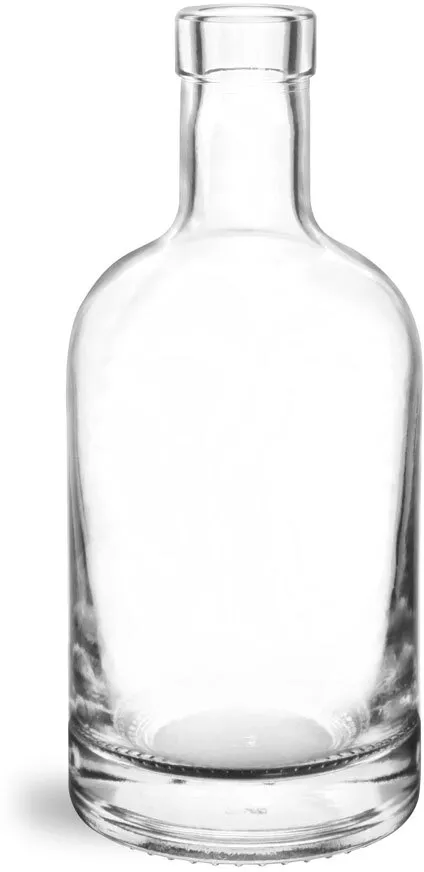 GLASS BOTTLE FLAT 375ML (CS/12)