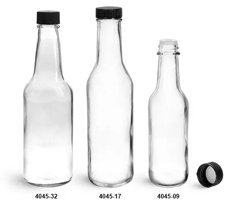 5 oz. Clear Glass Woozy Bottle