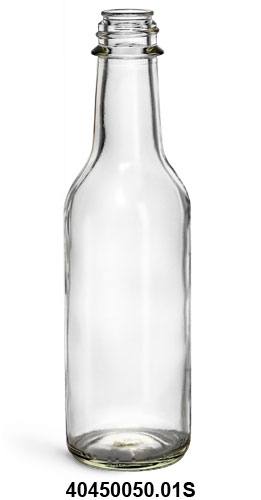 New Clear Glass Woozy Bottles (Bulk)