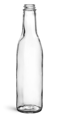 New Clear Glass Woozy Bottles