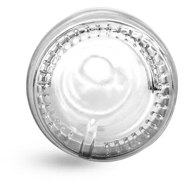 Glass Bottles, Clear Glass Moonshine Bottles w/ Stained Wood Bar Tops & Natural Corks