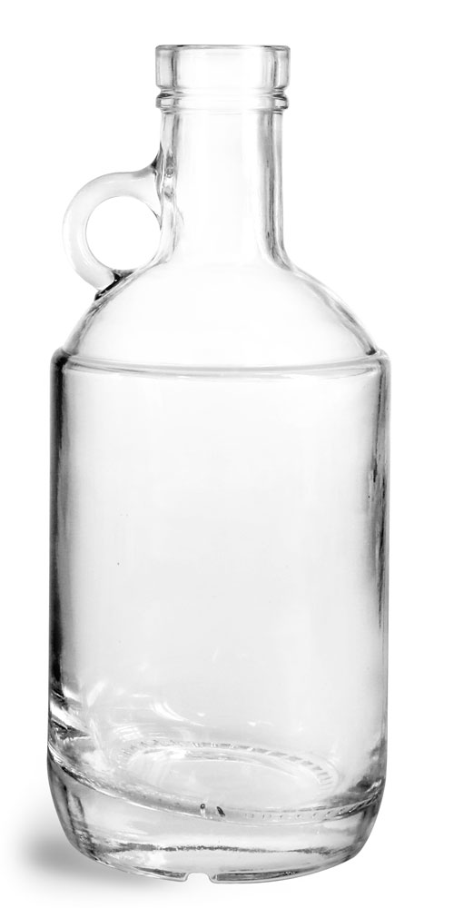 375 ml Glass Bottles, Clear Glass Moonshine Bottles (Bulk), Caps NOT Included