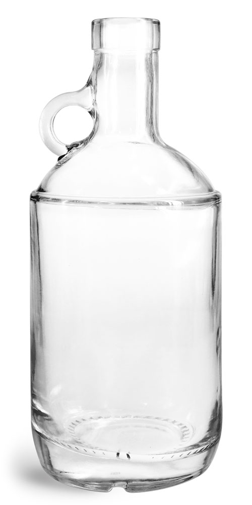 750 ml Glass Bottles, Clear Glass Moonshine Bottles (Bulk), Caps NOT Included