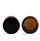 Glass Jars, Amber Glass Jars w/ Black Smooth F217 Lined Caps