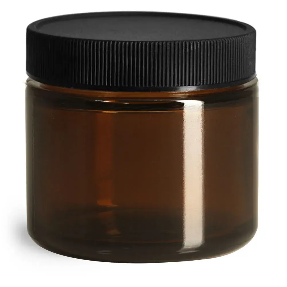 Black PP Ribbed Caps