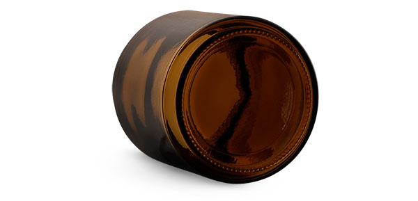 4 oz Amber Glass Straight Sided Jars (Bulk), Caps NOT Included