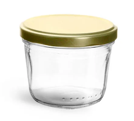 750 ml Glass Jars, Clear Glass Mayberry Jars (Bulk), Caps Not Included