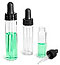 
Clear Glass Vials
w/ Black Bulb Glass Droppers