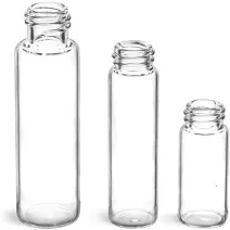 Clear Glass Vials (Bulk), Caps NOT Included