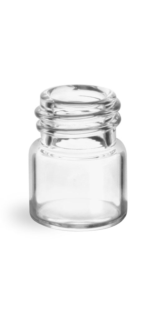 1/3 dram Clear Glass Vials (Bulk), Caps NOT Included
