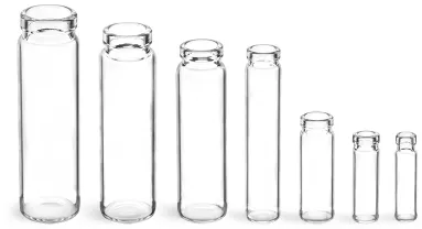 Clear Lip Glass Vials (Bulk), Caps NOT Included