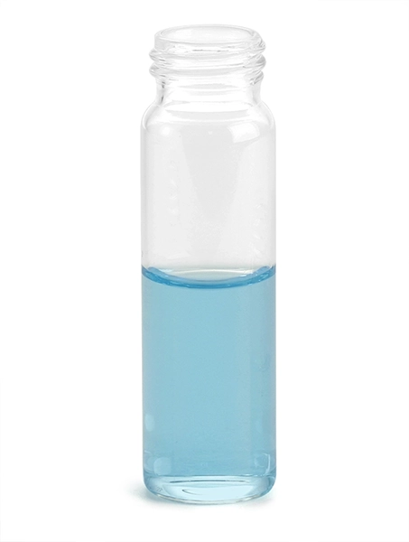 SKS Science Products - Glass Laboratory Bottles, 50 ml Clear Glass Media  Bottles w/ Blue Caps