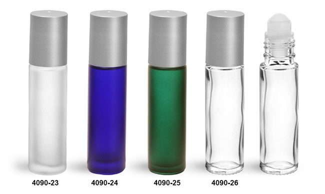 Download Sks Bottle Packaging Glass Bottles Glass Roll On Containers W Pe Balls And Brushed Silver Polypropylene Caps