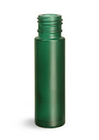 Glass Bottles, Green Frosted Glass Roll On Containers (Bulk) Caps NOT Included