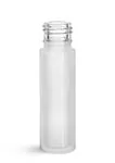 Clear Frosted Glass Roll On Bottles (Bulk), Caps NOT Included