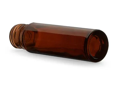 Amber Glass Roll On Bottles (Bulk), Caps NOT Included