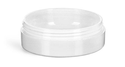 Plastic Jars, White Urea Jars (Bulk), Caps NOT Included