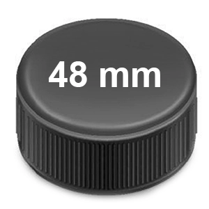 48 mm Metal and Plastic Bottle Caps