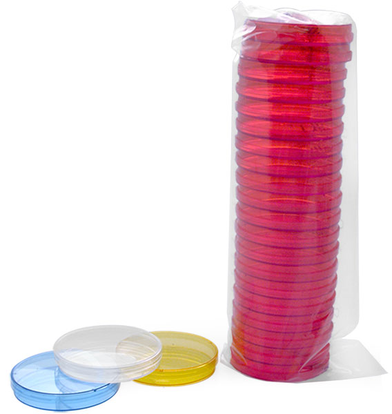 Plastic Polystyrene Petri Dishes