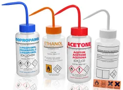 Wash Bottles, Solvent Venting Wash Bottles 